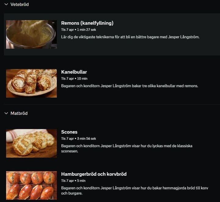 Jespers bakskola på SVT Play